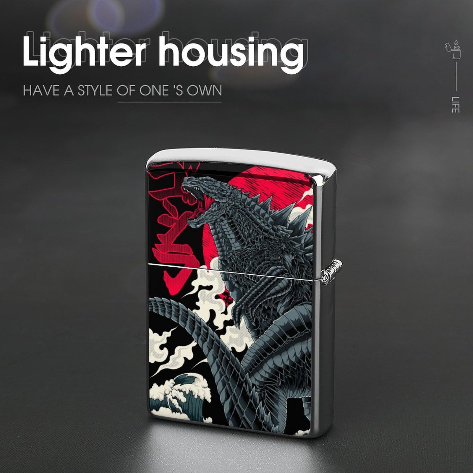 ゴジラ　zippo Amazon.co.jp: ZIPPO兼用ケース 怪獣王 ゴジラ ジッポライター