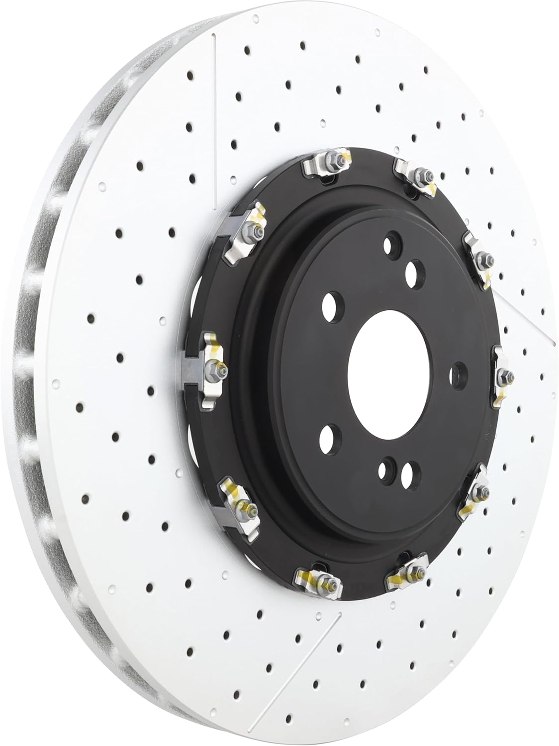 Brembo 09.9313.33 Floating two piece UV Coated Pillar Vented drilled + Slotted Front Brake Rotor MERCEDES-BENZ OE# A2304211212