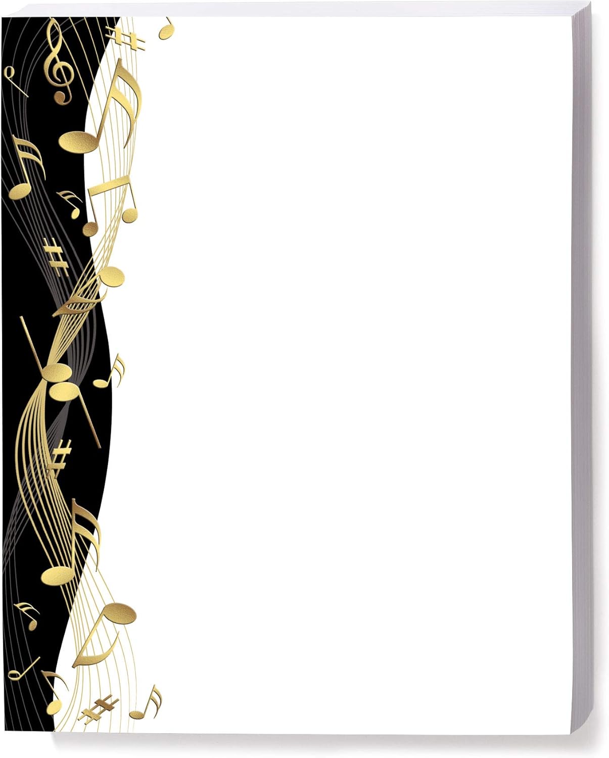 PaperDirect Tie-Dye Music Festival Stationery, Letters, Cards, Invites, Border Papers, Letterhead 8.5 x 11, 100 sheets, Elegant Premium Writing Paper, Decorative Printer Paper