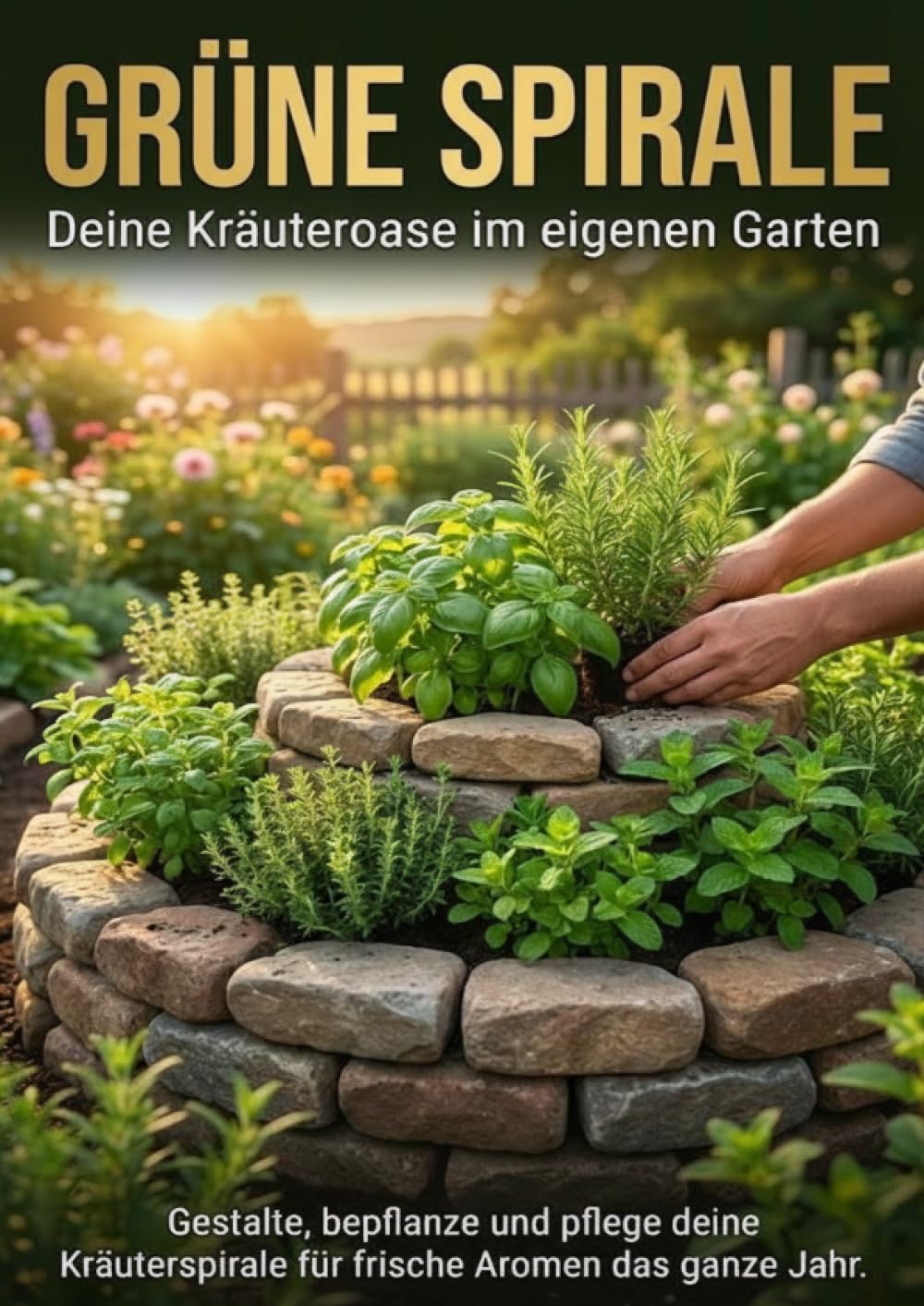 Grüne Spirale: Deine Kräuteroase im eigenen Garten: Gestalte, bepflanze und pflege deine Kräuterspirale für frische Aromen das ganze Jahr.