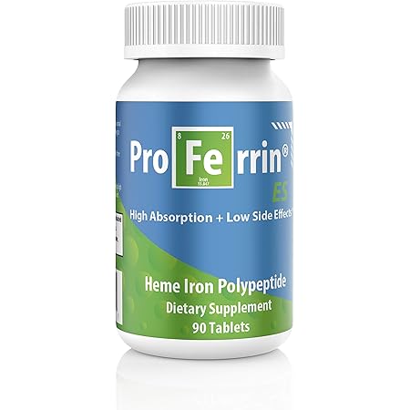 Amazon.com: Proferrin ES Heme Iron Polypeptide Dietary Supplement ...
