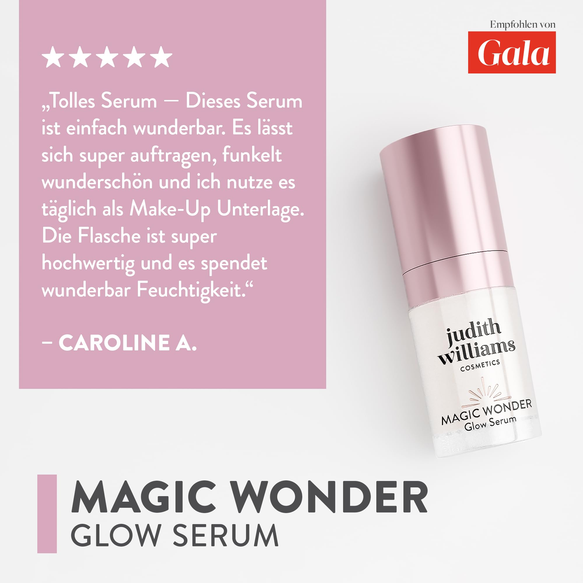 Judith Williams Cosmetics Sofort-Glow-Serum Set, 2x30 ml