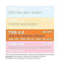 Vista 8 de baby deedee Sleep Nest Teddy Saco de Dormir para Bebé, Gris Bubble Gum, Pequeño (0-6 Mes) (168)