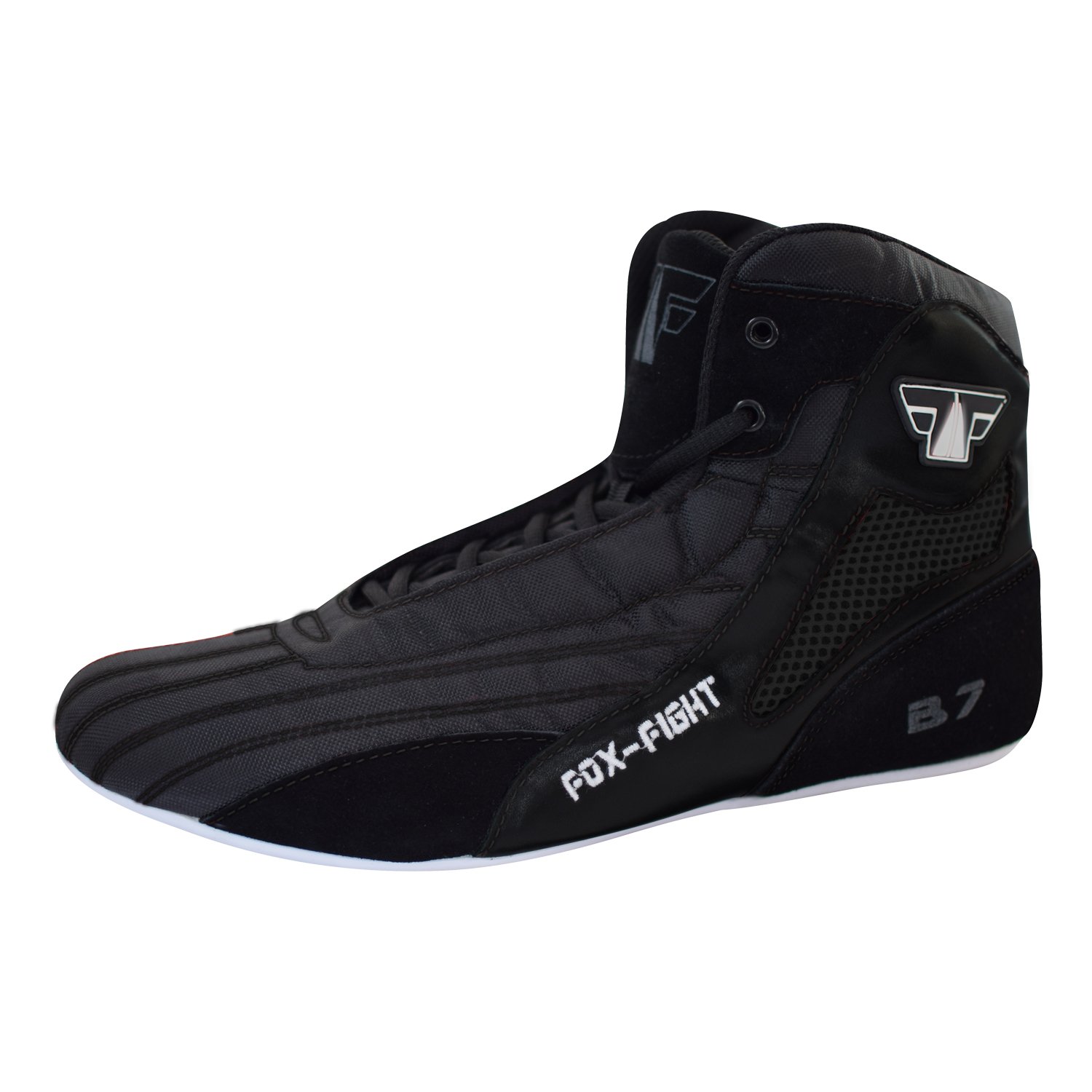 FOX-FIGHT B7 Black Edition Kampfsport Boxstiefel Ringer Schuhe