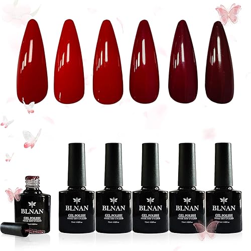 El juego de moda de 6 colores tiene colores ricos y duraderos que harán que tus dedos brillen y brillen