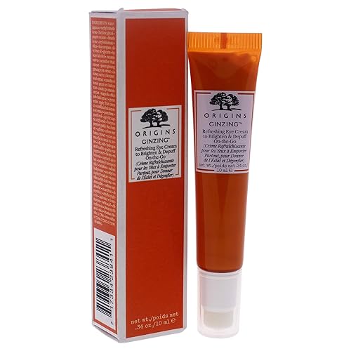 Miniatura 3 de Origins Ginzing Crema refrescante para ojos para iluminar y deshinchar crema unisex I0096707 0.34 onzas líquidas (paquete de 1)