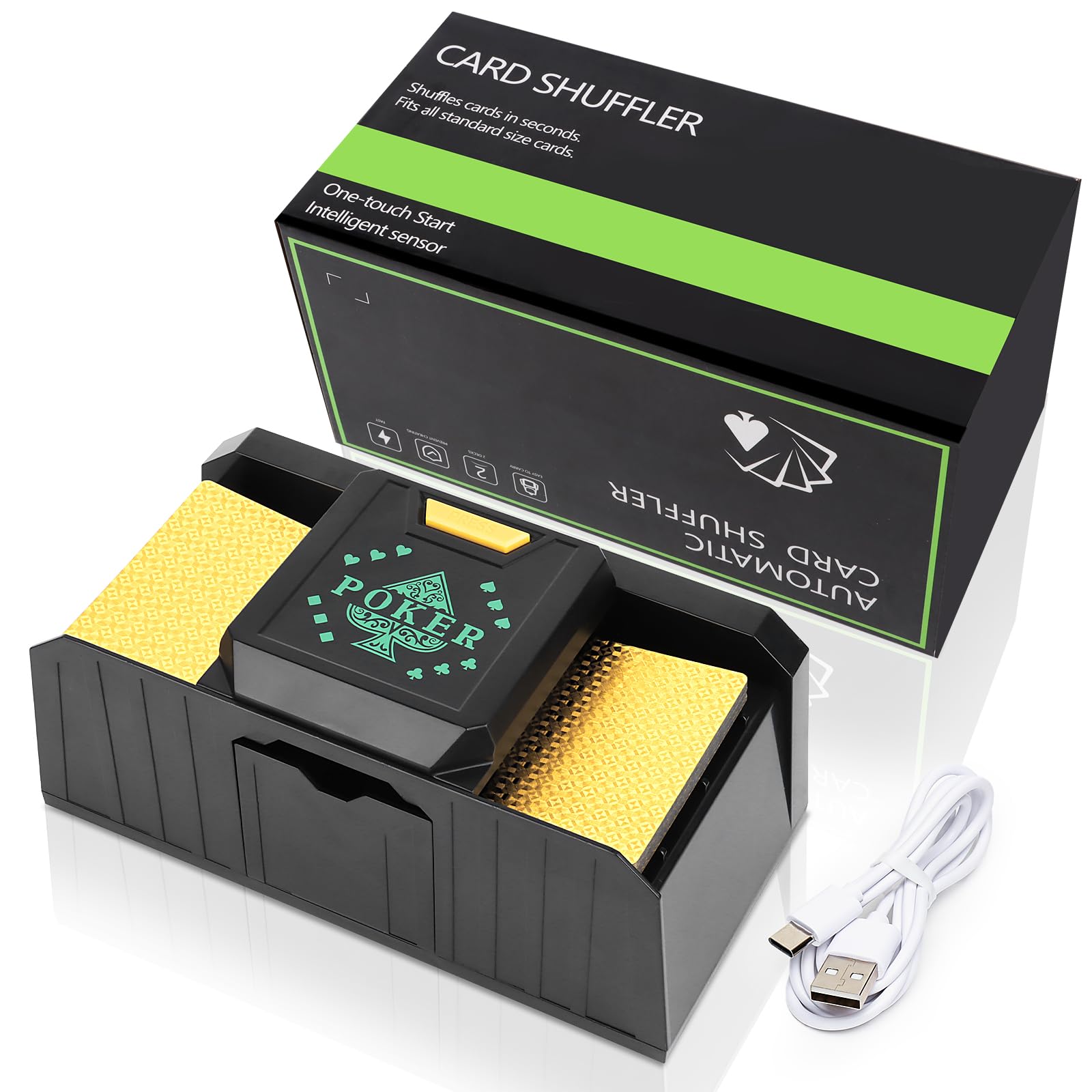 Mescolatore Automatico di Carte - Macchina Mischia Carte Mescola Carte