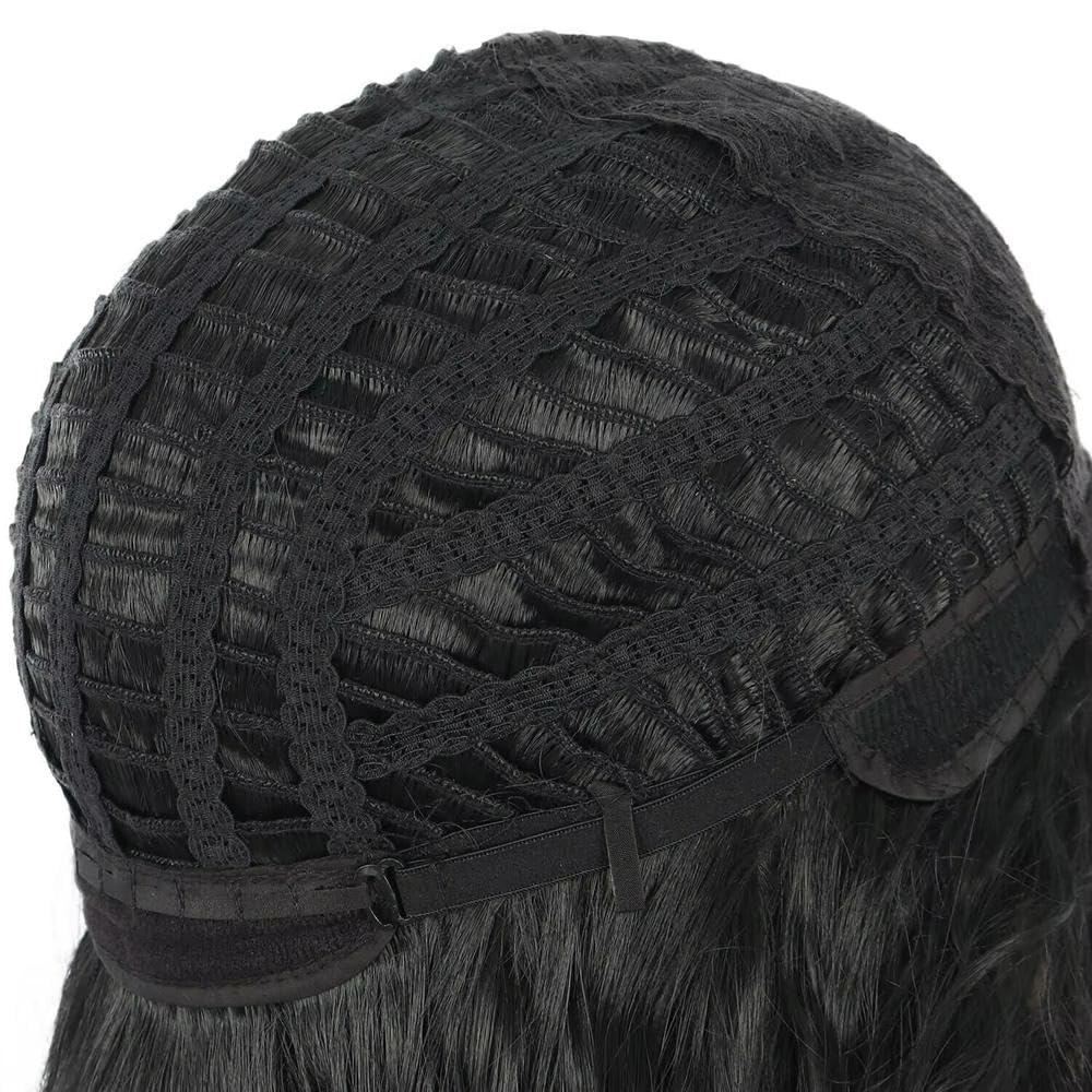 Accesorios Pelucas Peluca Pelo Rizado Onda Larga Negra Para Hombres Y Mujeres Para Pelucas Uso Diario Fiesta Coplay