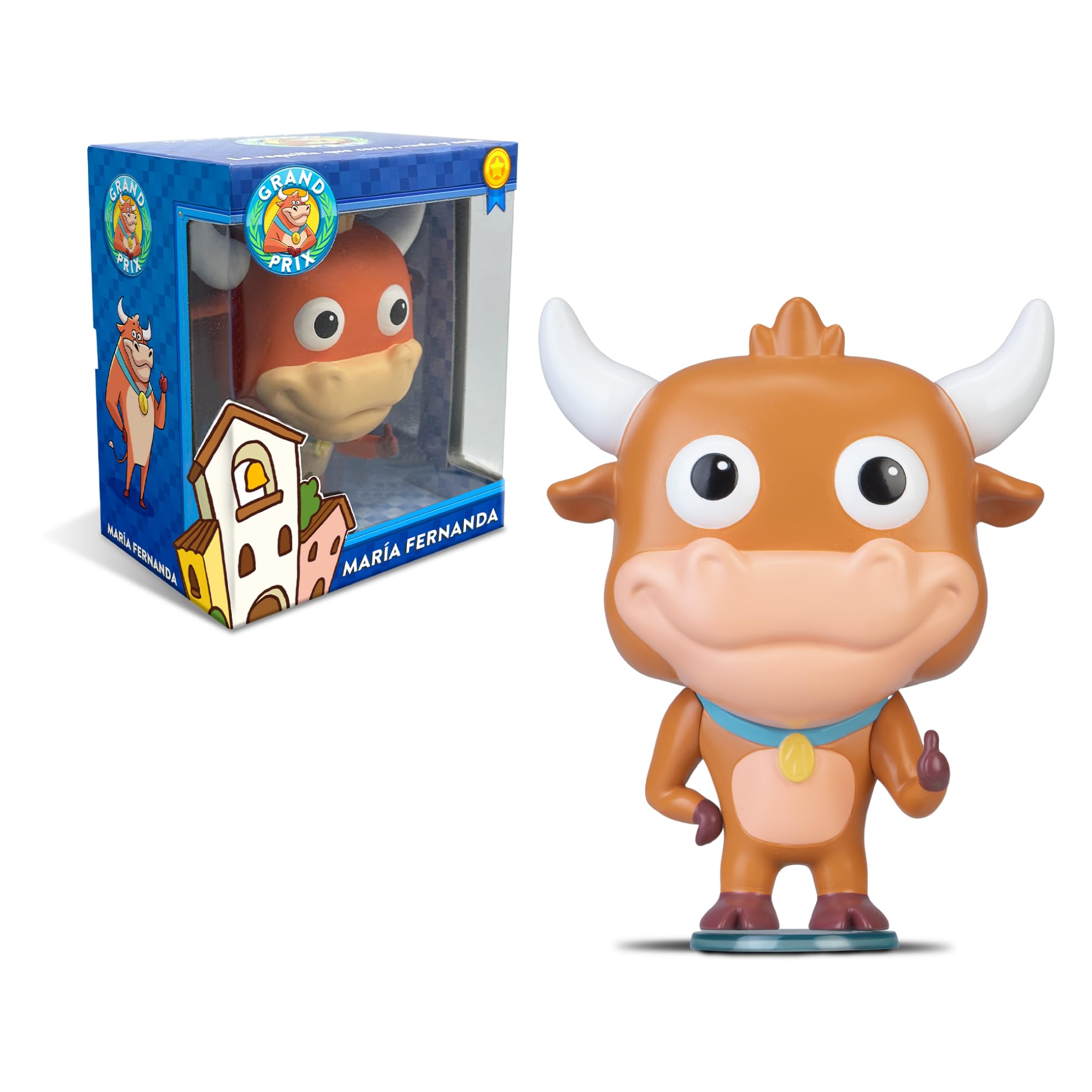 Grand Prix - Vaquilla María Fernanda de 15 cm, Figura de Vinilo del Programa de Televisión Grand Prix, Idea de Regalo, Juguete Oficial, Muñeco para Niños de 6 años+, TV Fans, Famosa (GRN00000) en oferta en Amazon
