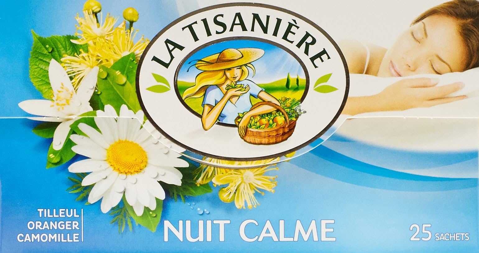 La Tisaniere French Tisane - 25 Counts (Nuit Calme (Tranquil Night))