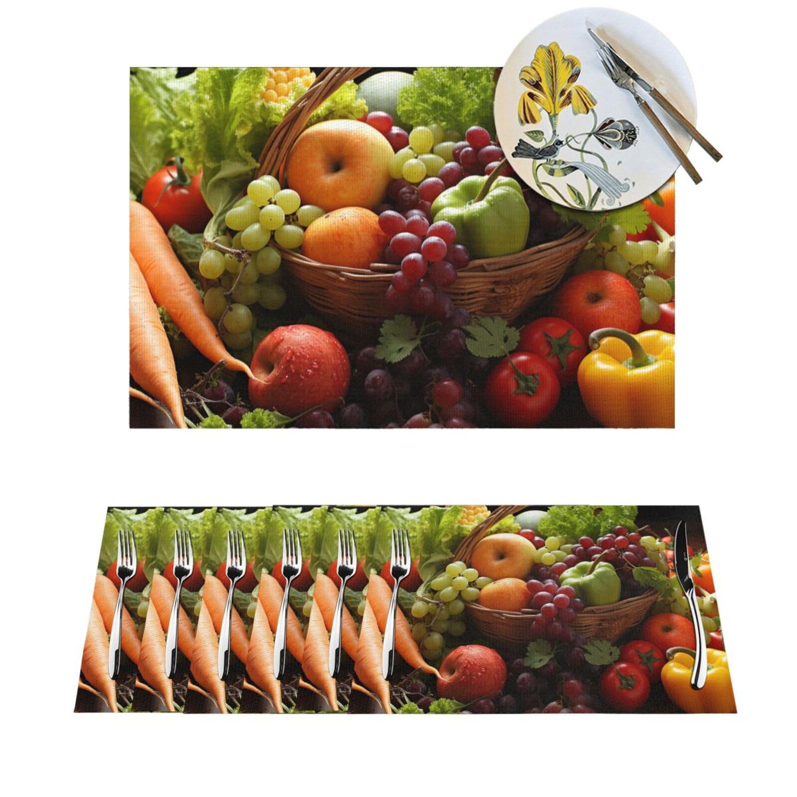 Sets de table faciles à nettoyer pour simplifier l'entretien après chaque repas