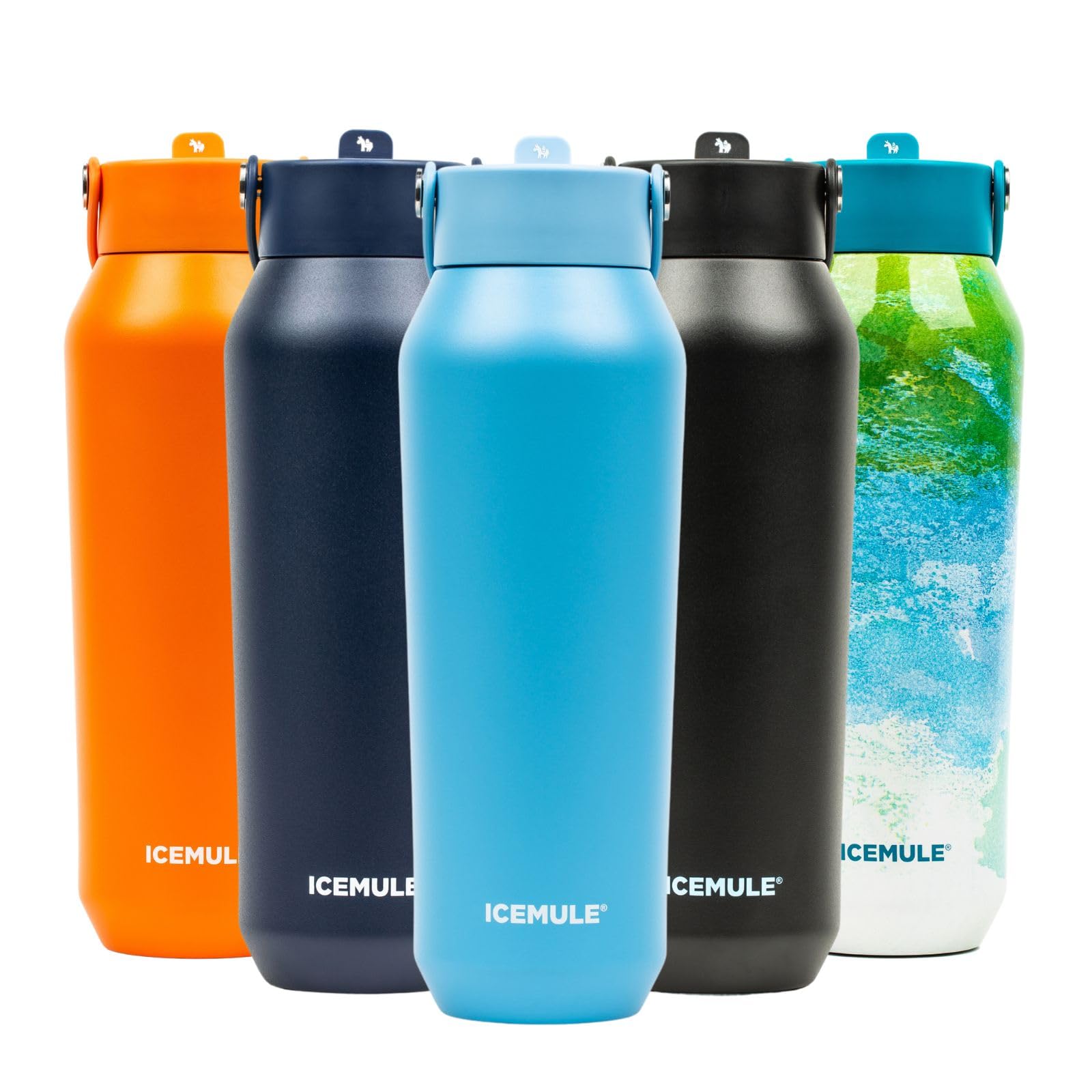 IceMule 32oz Sports Bottle - Blue