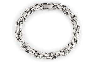 Baronyka Men's Silver Chain Bracelet: Timeless Elegance for the Modern Man