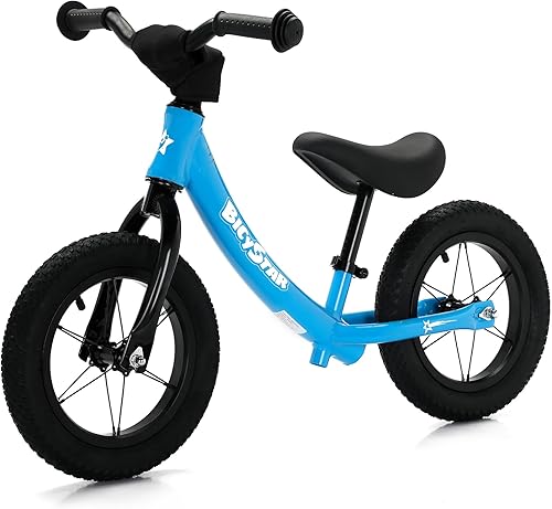 Bicicleta de equilibrio deportiva para niños de 2 a 4 años, neumáticos de aire, sin pedales, bicicleta de empuje, juguete al aire libre para niños y