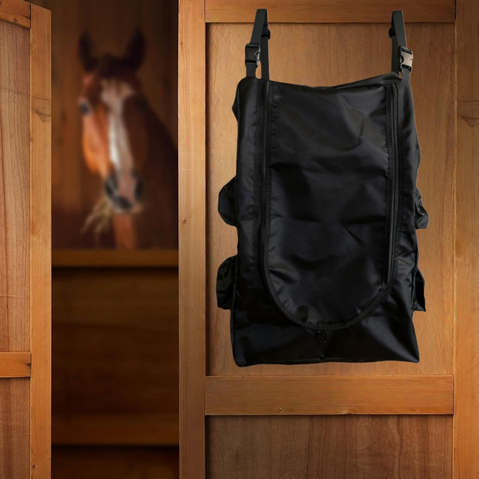 Bolsa Frontal para Establo Caddy Suministros Resistente E Impermeable | Organizador Impermeable para Caballos Para Equitación, Competición, Camping y