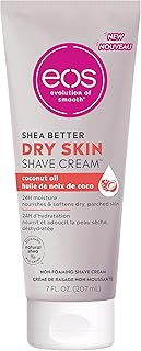 eos Shea Better Dry Skin Shaving Cream for Women | Shave Cream, Skin Care and Lotion with Coconut Oil | 24 Hour Hydration...