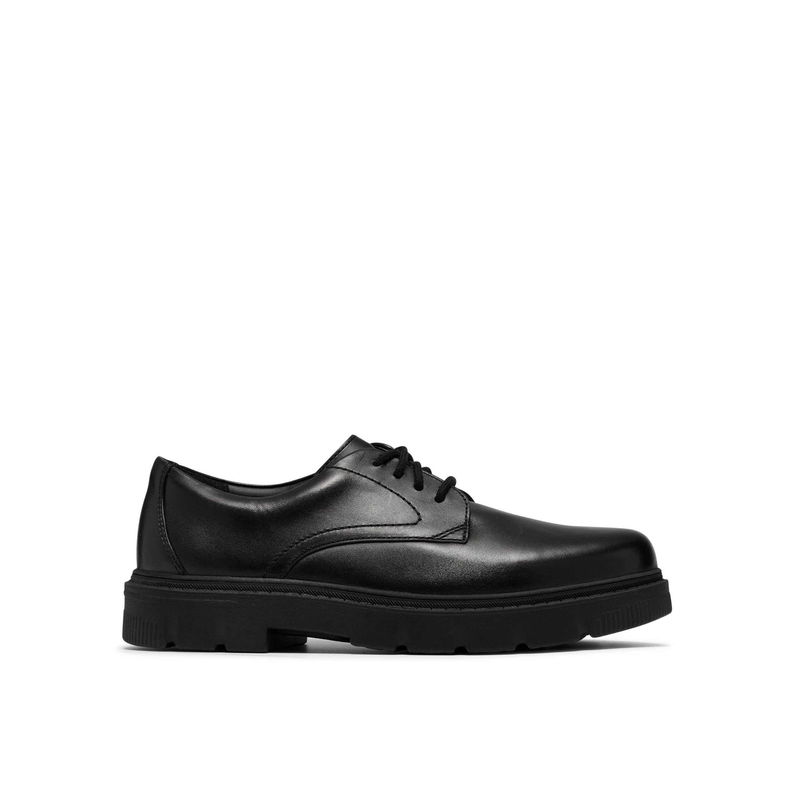 Clarks Boy's Lorcam Walk YSchool Uniform Shoe