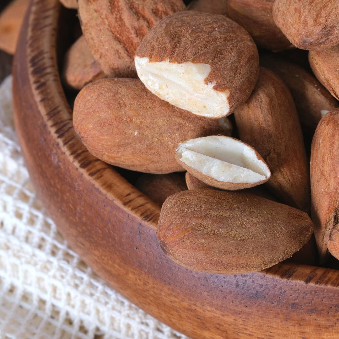 süssundclever.de® Bio Mandeln braun | 1,0 kg | Guara Mandeln aus Spanien | Natur | plastikfrei und ökologisch-nachhaltig verpackt