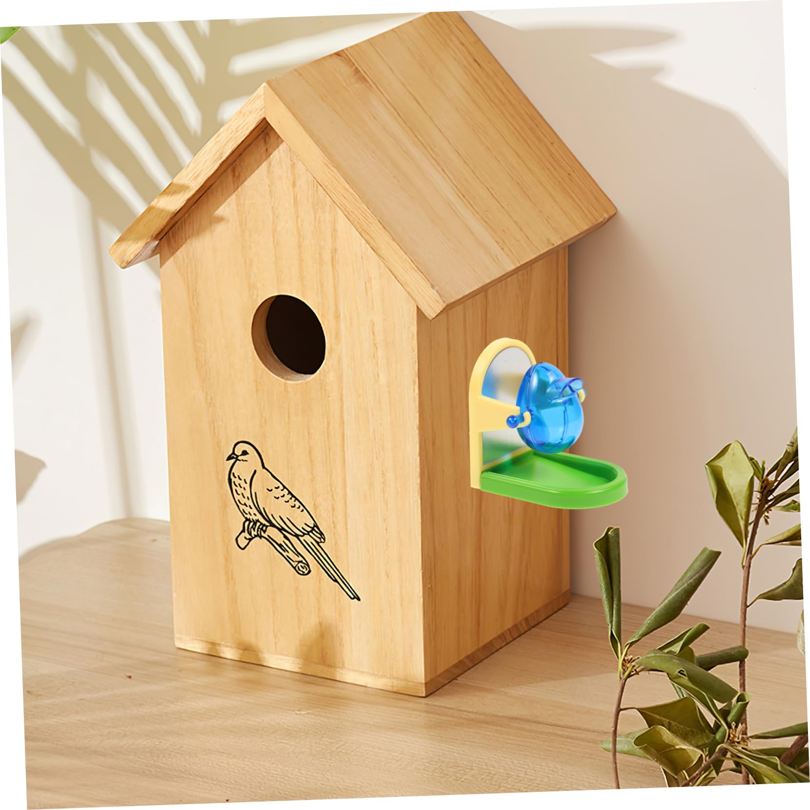 Toyvian Juguete Educativo para Loros y Simple en Estructura, Diseñado para Entrenamiento y Entretenimiento de Pájaros Material Metálico y Plástico Color Aleatorio