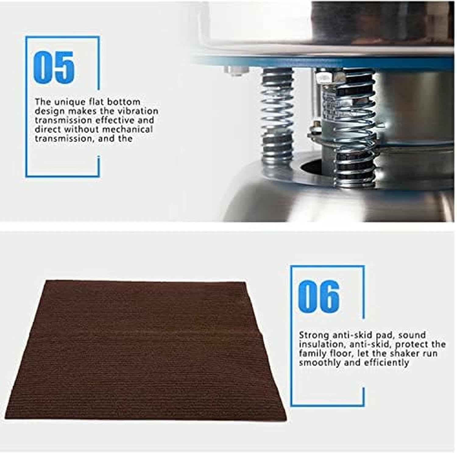 Mesh Electric Automatic Vibratory School 60/Automatic Vibratory School/Stainless Steel Industrial Steel and Grains ~/