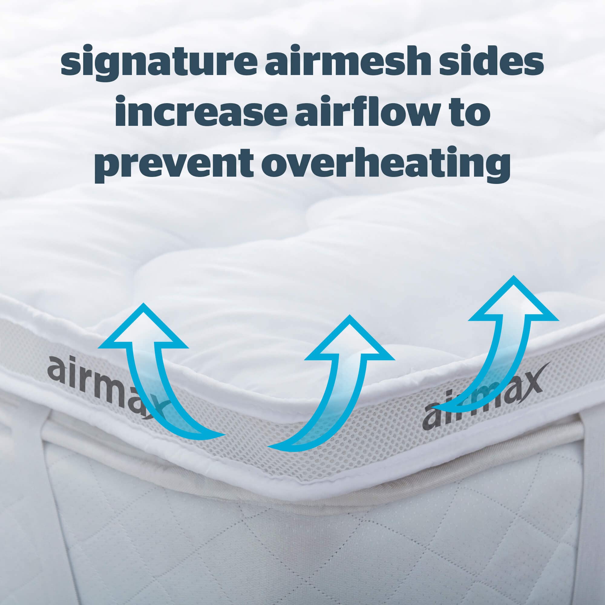 silentnight anti allergy airmax mattress topper