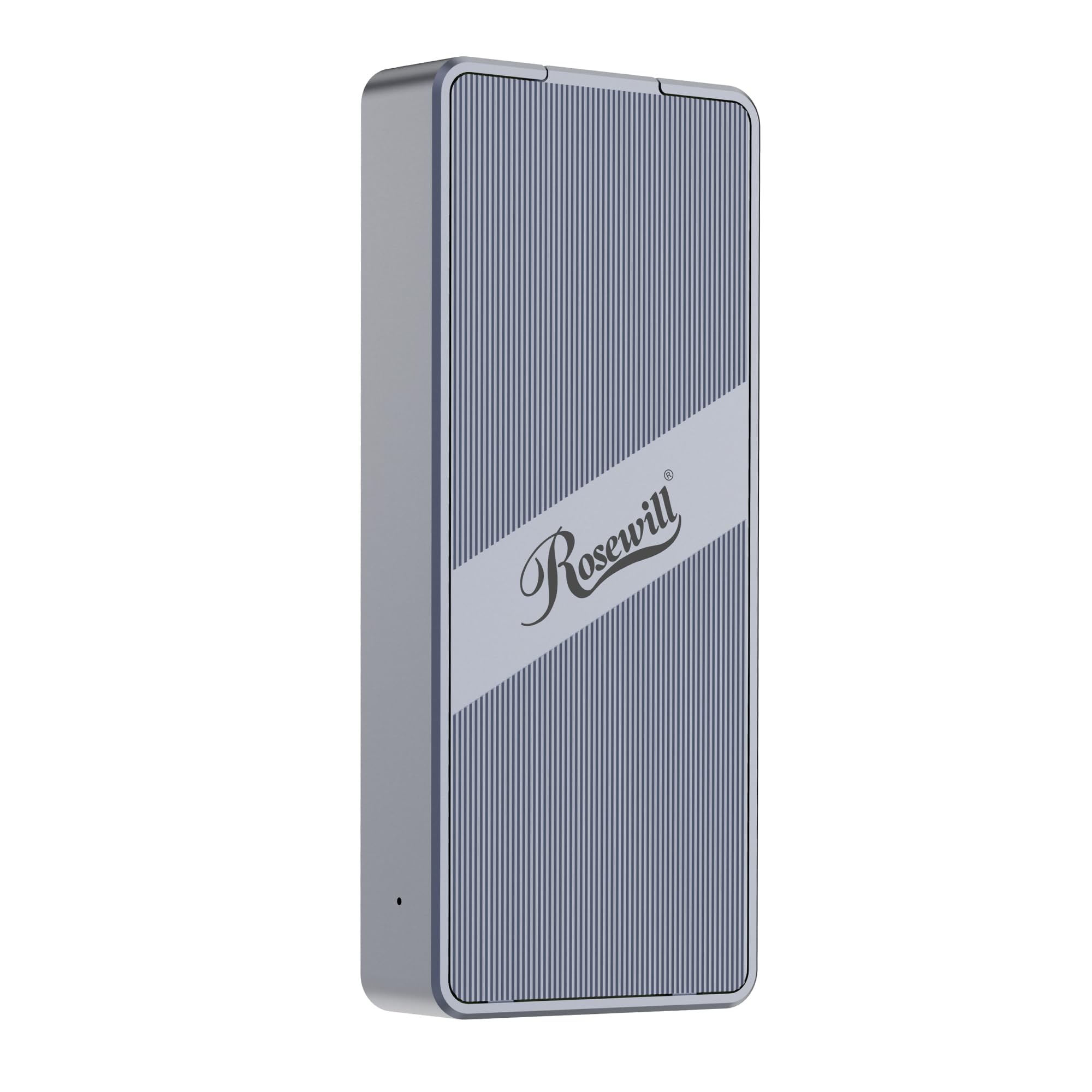 Rosewill 40Gbps M.2 NVMe SSD Enclosure with Cooling Fan, Transparent Back Plate, Support M.2 NVMe SSD up to 8TB, Compatible with Thunderbolt 3/4/USB4/3.2/2.0 M1 M2 Pro/Max, PC, MacBook, IPAD, Chrome