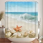 Floral Garden Cosmos Ensemble de Rideaux de douche, Rideau de salle de bains de fleurs 72 x 72 Inch Rideau Douche avec 12 Crochets