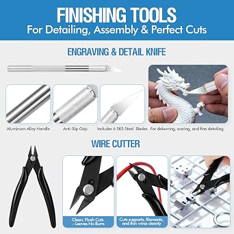 38PCS 3D Printer Tools, Nozzle Cleaner & Scraper Set