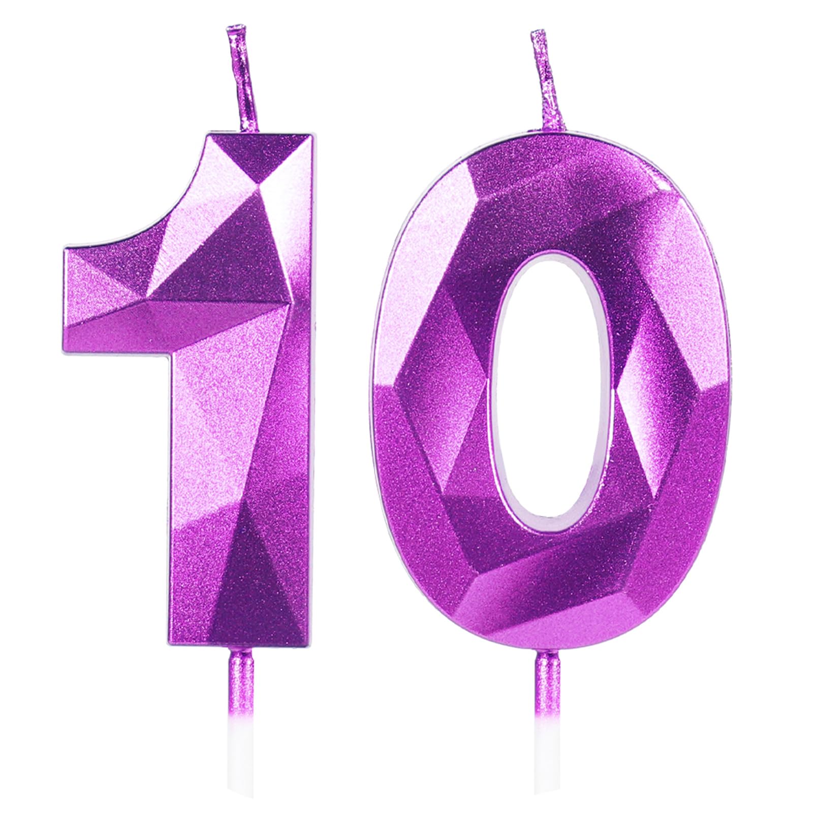 Yiran 50th Birthday Candles, Gold Number 50 Happy Birthday Candles, Cake Topper Decorations for Birthday Party, Wedding Anniversary Celebration Supply — view 240