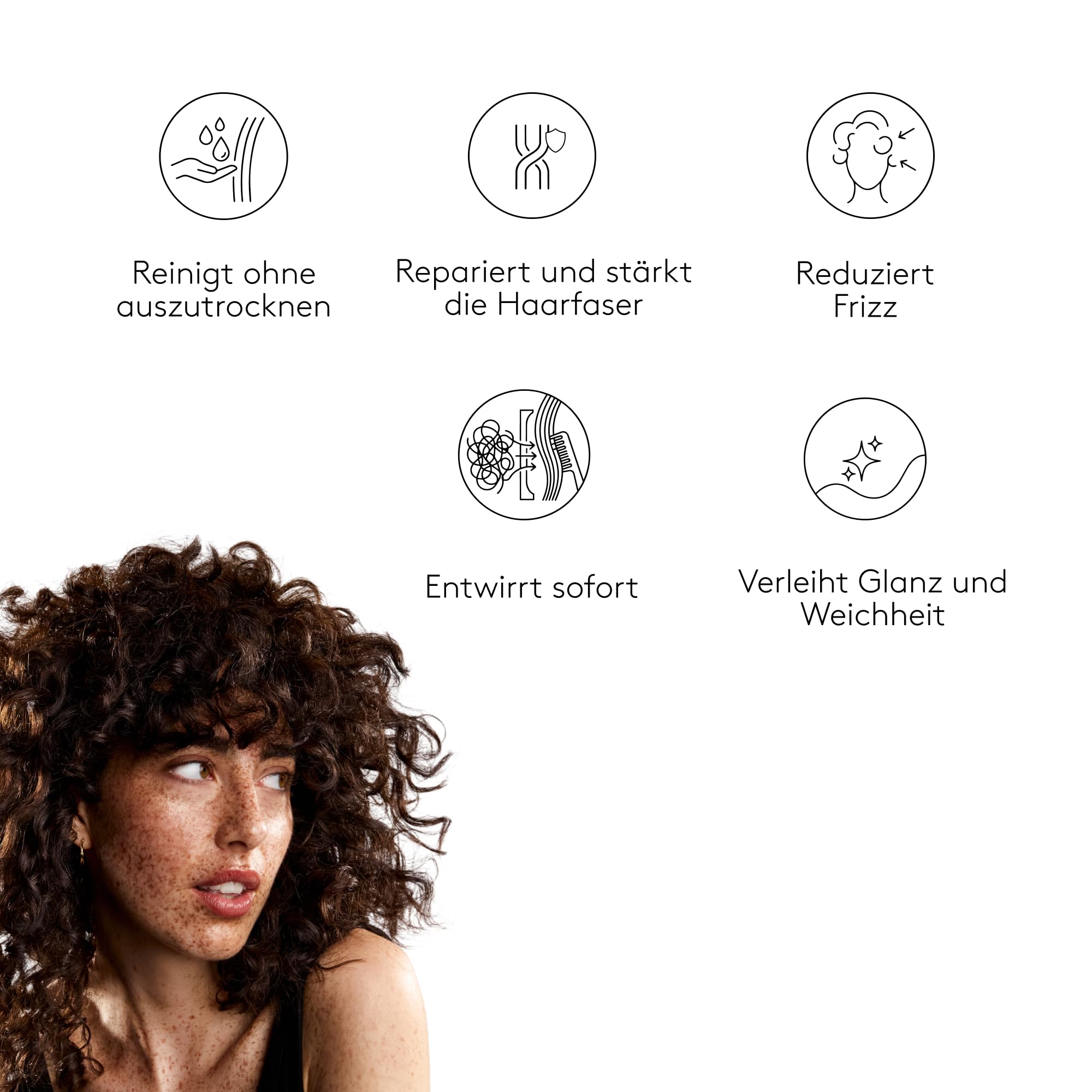 COCUNAT - Rich Pack für trockenes Haar - Natürliches Shampoo und Conditioner - Geschädigtes oder gefärbtes Haar - Feuchtigkeitsspendend - Sulfat- und silikonfrei - für Curly-Methode geeignet