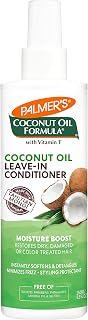 Palmer's Coconut Oil Moisture Boost Leave-In Conditioner Spray - Detangles, Hydrates & Strengthens Curly Textured Hair, 8.5 oz