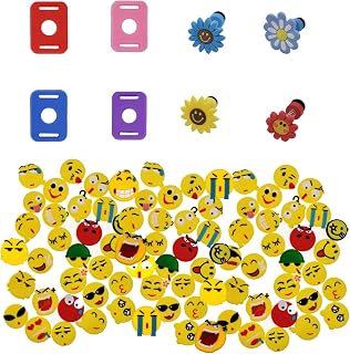 58 pieces PVC Shoe Charms, Slipper Charm, Cartoon shoe charms, For shoe decoration and other clothing decoration, 2 cm-3 cm/0,79 in-1,18 in, Silica Gel, no