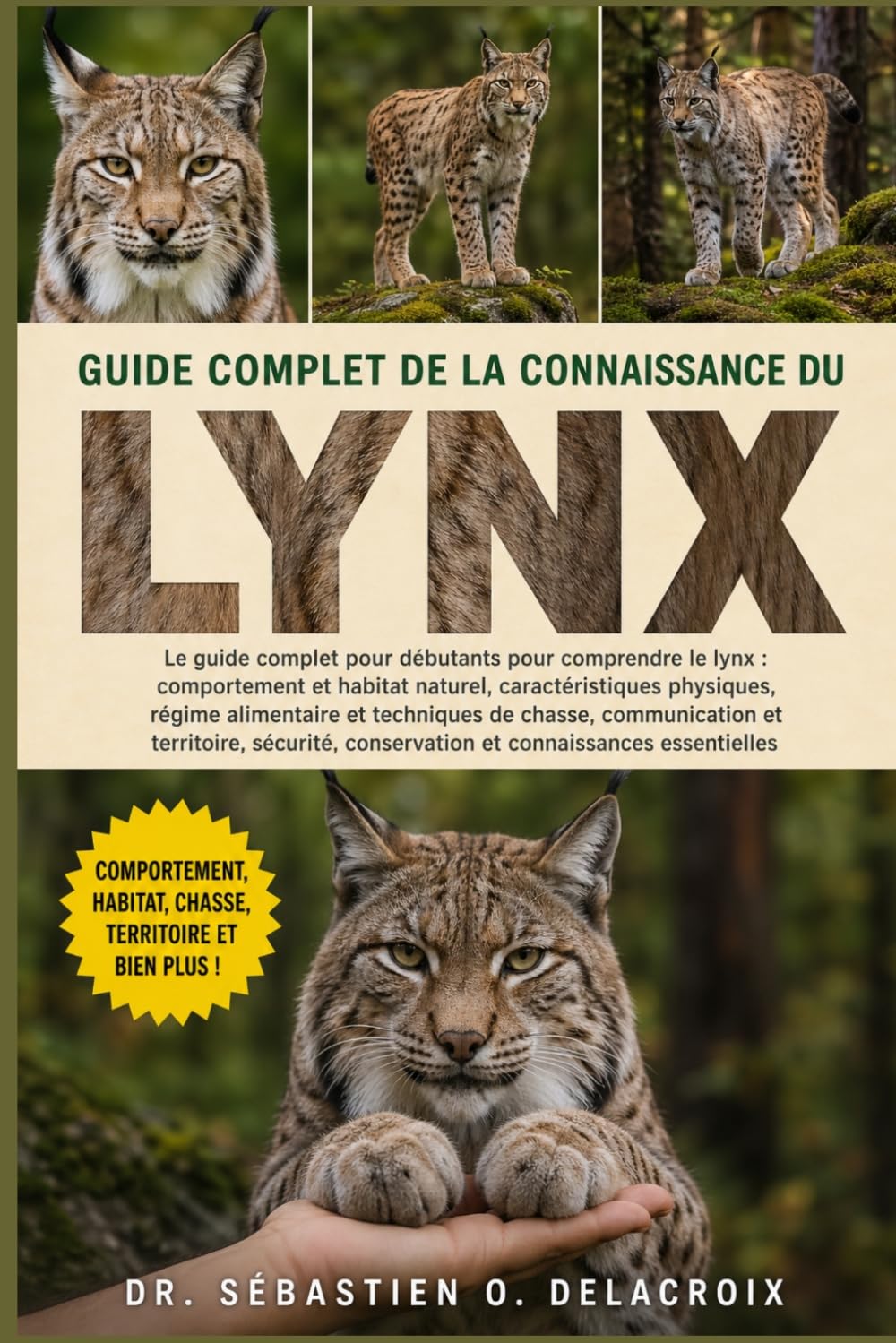 GUIDE COMPLET DE LA CONNAISSANCE DU LYNX: Le guide complet pour débutants pour comprendre le lynx : comportement et habitat naturel, caractéristiques....conservation et connaissances essentielles
