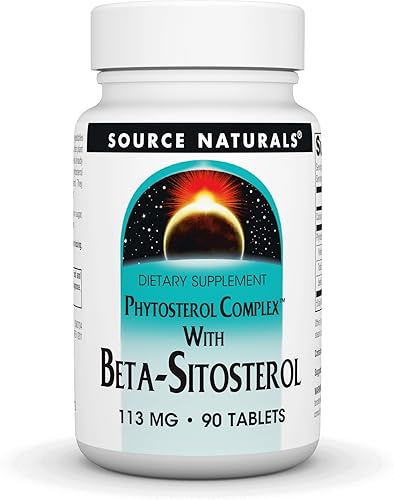 Source Naturals Complejo de fitosterol con beta-sitosterol, apoya niveles saludables de colesterol*, 113 mg - 90 tabletas