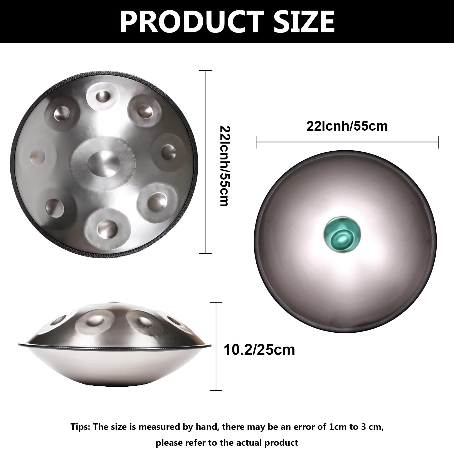 【未使用】◎handpan 432Hz 10ノート スチールドラム ハンドドラム 未使用◎handpan 432Hz 10ノート スチールドラム ハンドドラム 未使用