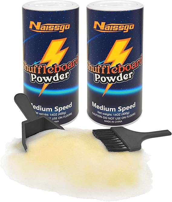 Shuffleboard Sand Wax Shuffleboard Powder Set with Small Brush & Pan