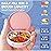 Serfeymi Small Pill Box - 3 Compartments Portable Pill Box for Purse Pocket, Compact Mini Travel Pill Case - Suitable for Medicine, Vitamin, Fish Oil, Supplements - White(Deer)