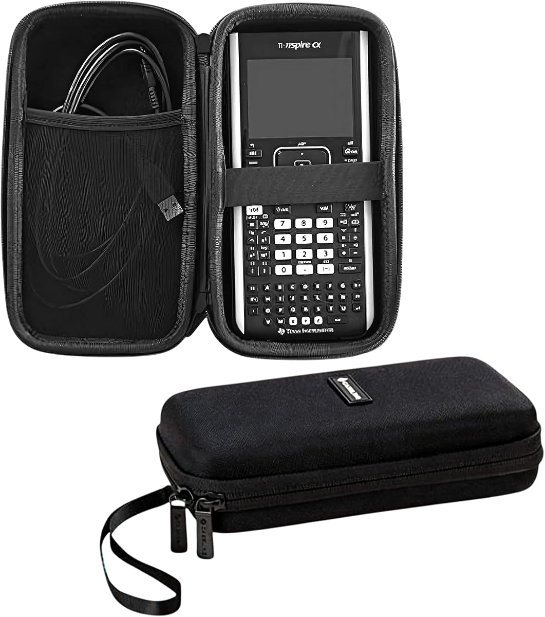 Caseling Case for Graphing Calculator TI-84 Evo, TI-84 Plus CE, TI-84 Plus | Durable EVA hard shell travel case fits TI-84 Evo, TI-84 Plus CE, and TI-84 Plus graphing or scientific calculators