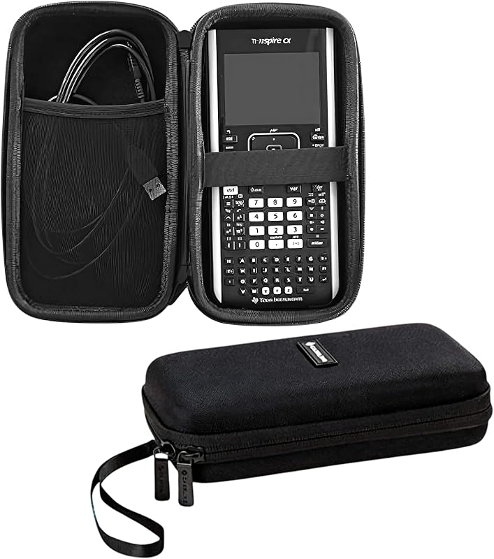 Caseling Case for Graphing Calculator TI-84 Evo, TI-84 Plus CE, TI-84 Plus | Durable EVA hard shell travel case fits TI-84 Evo, TI-84 Plus CE, and TI-84 Plus graphing or scientific calculators