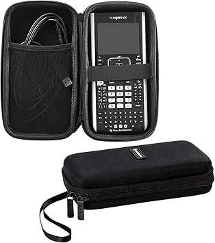 حافظة حاسبة رسومية لـ TI-84 Plus CE/TI-84 Plus/TI-83 Plus/TI-89 تيتانيوم - حافظة صلبة لحماية EVA للسفر والحمل والحماية