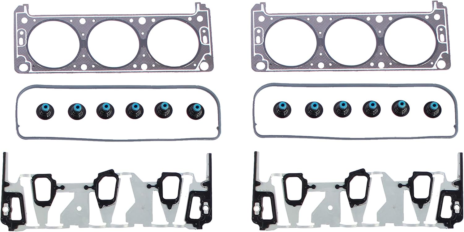 DNJ HGS3123 Head Gasket Set for 2004-2007 Buick Chevrolet Pontiac G6 Malibu Rendezvous 3.5L V6 12V OHV 213cid