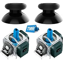 WeChip TMR Magnetic Joystick Replacement Kit for Switch Pro Controller,Anti-Drift Electromagnetic Stick Repair Module with Thumbstick Caps, Soldering Required