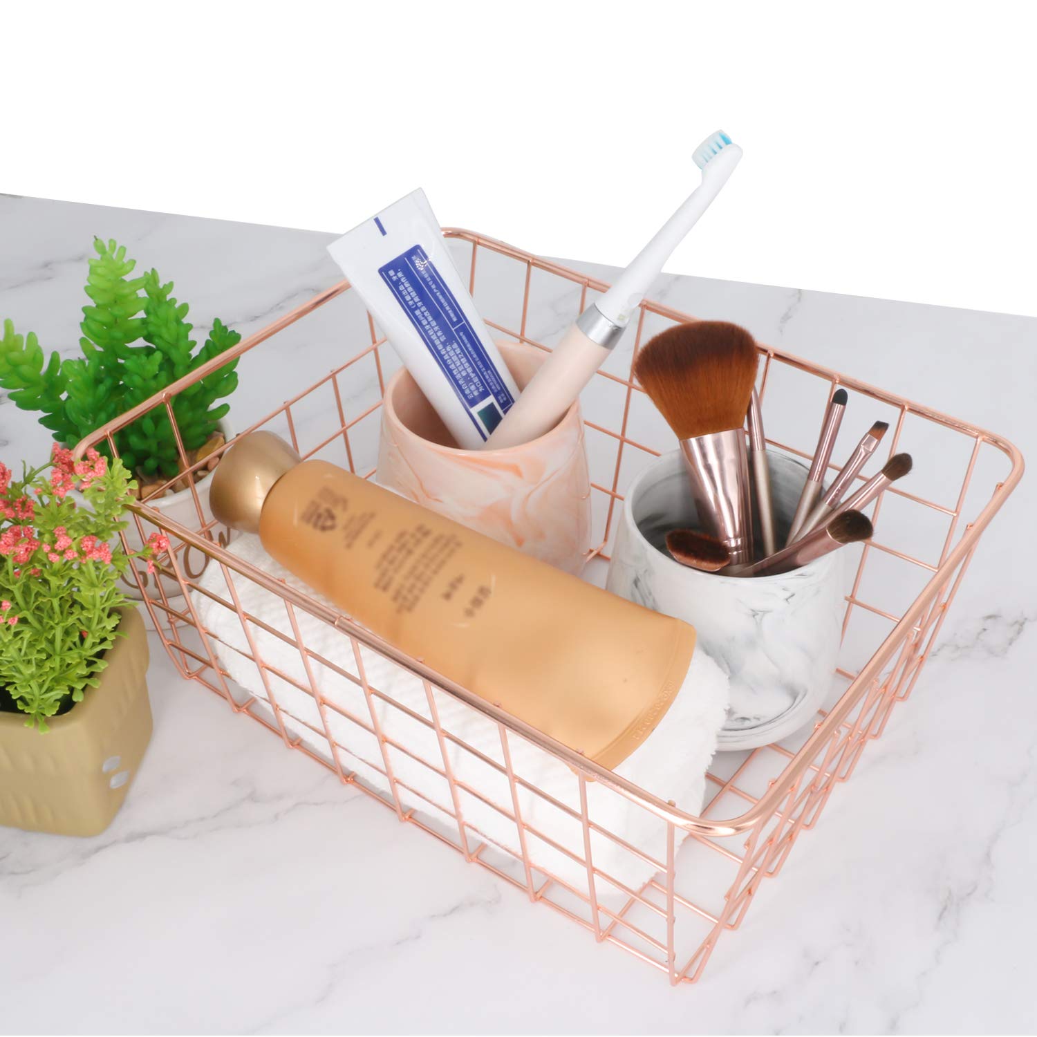 LUANT Vaso de cerámica para cepillos de Dientes, Pasta de Dientes, bolígrafos, Soporte para brochas de Maquillaje