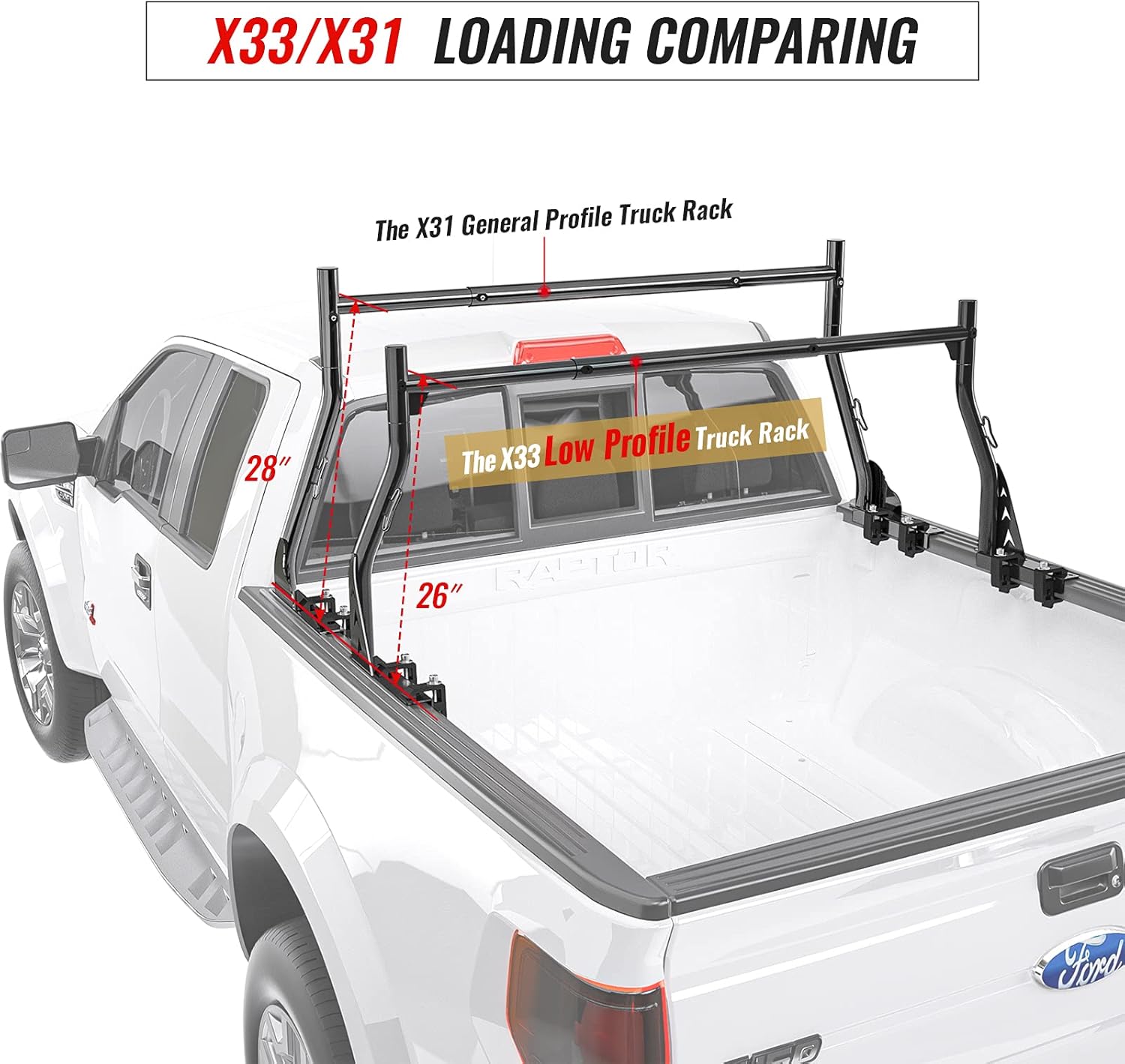 🛒 Flаѕh Sаlе AA-Racks Model X33 Low-Profile Pickup Truck Ladder Racks with (8) Non-Drilling C-Clamps Steel Utiity Two-bar Set - Matte Black 50% оƒƒ Dіѕсоunt AA-Racks Model X33 Low-Profile Pickup Truck Ladder Racks with (8) Non-Drilling C-Clamps Steel Utiity Two-bar Set - Matte Black