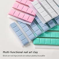 Vista 8 de Masilla de uñas para soporte de uñas, reutilizable para arte de uñas, arcilla adhesiva, masilla para pósteres profesionales, herramienta de manicura