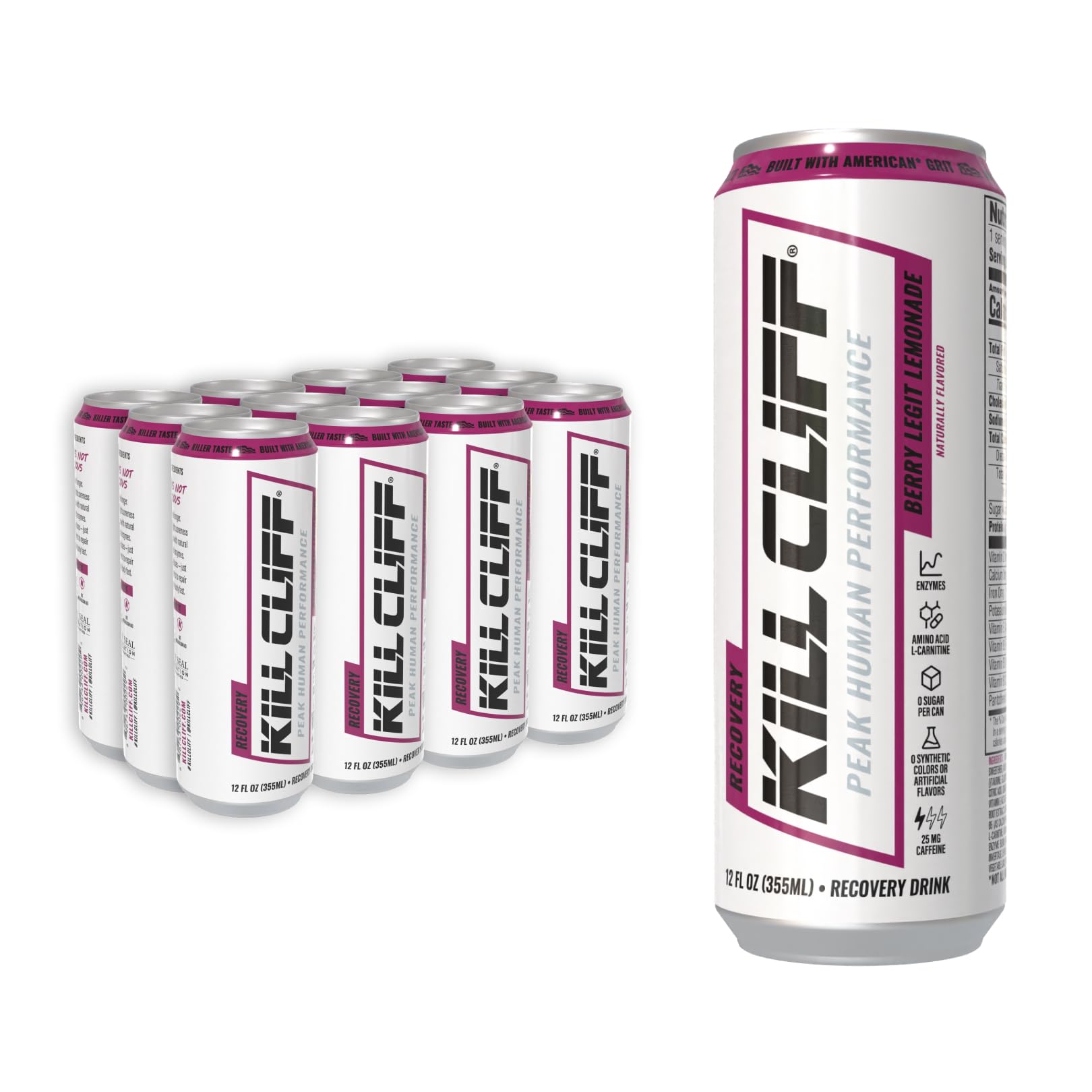 Amazon.com : Kill Cliff Recovery Drink, Berry Legit Lemonade