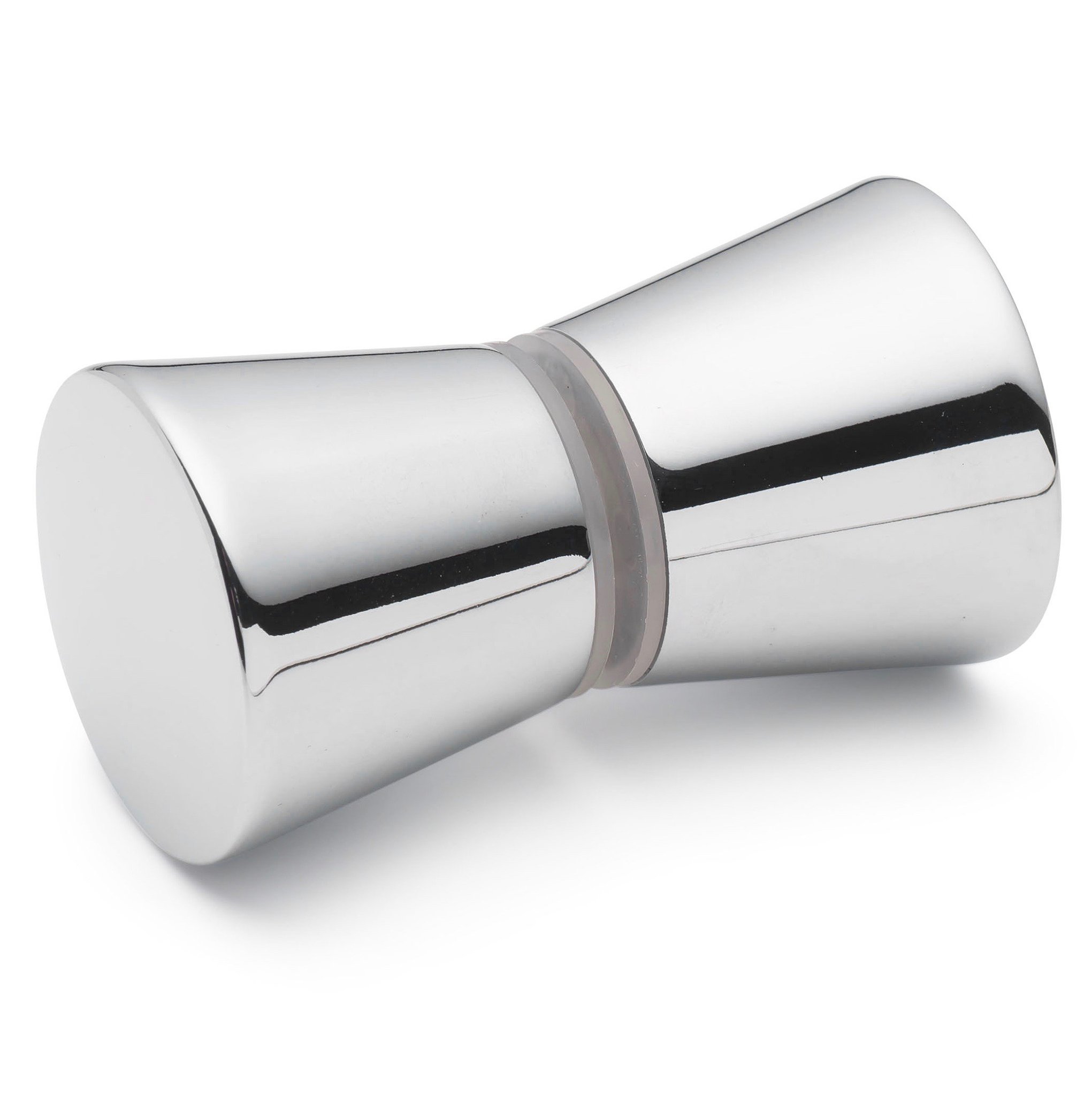 Shower Part Chrome 2 X Shower Door Handles/Knobs Zinc Alloy Cone Shaped L050