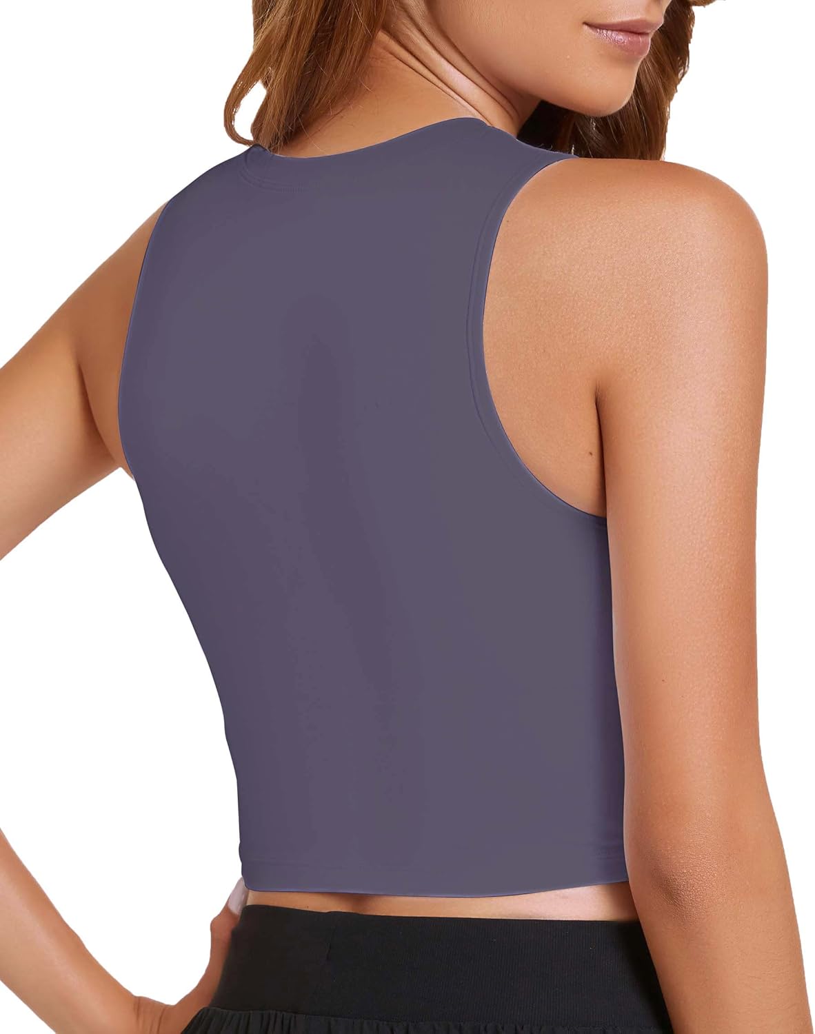 Sports Bras for Women Removable Padded Athletic Yoga Running Crop Tops Sleeveless Gym Workout Tops - Image 4