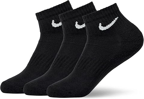 NIKE U Nk Everyday Cush Ankle 3pr Calcetines Hombre (Pack de 3)