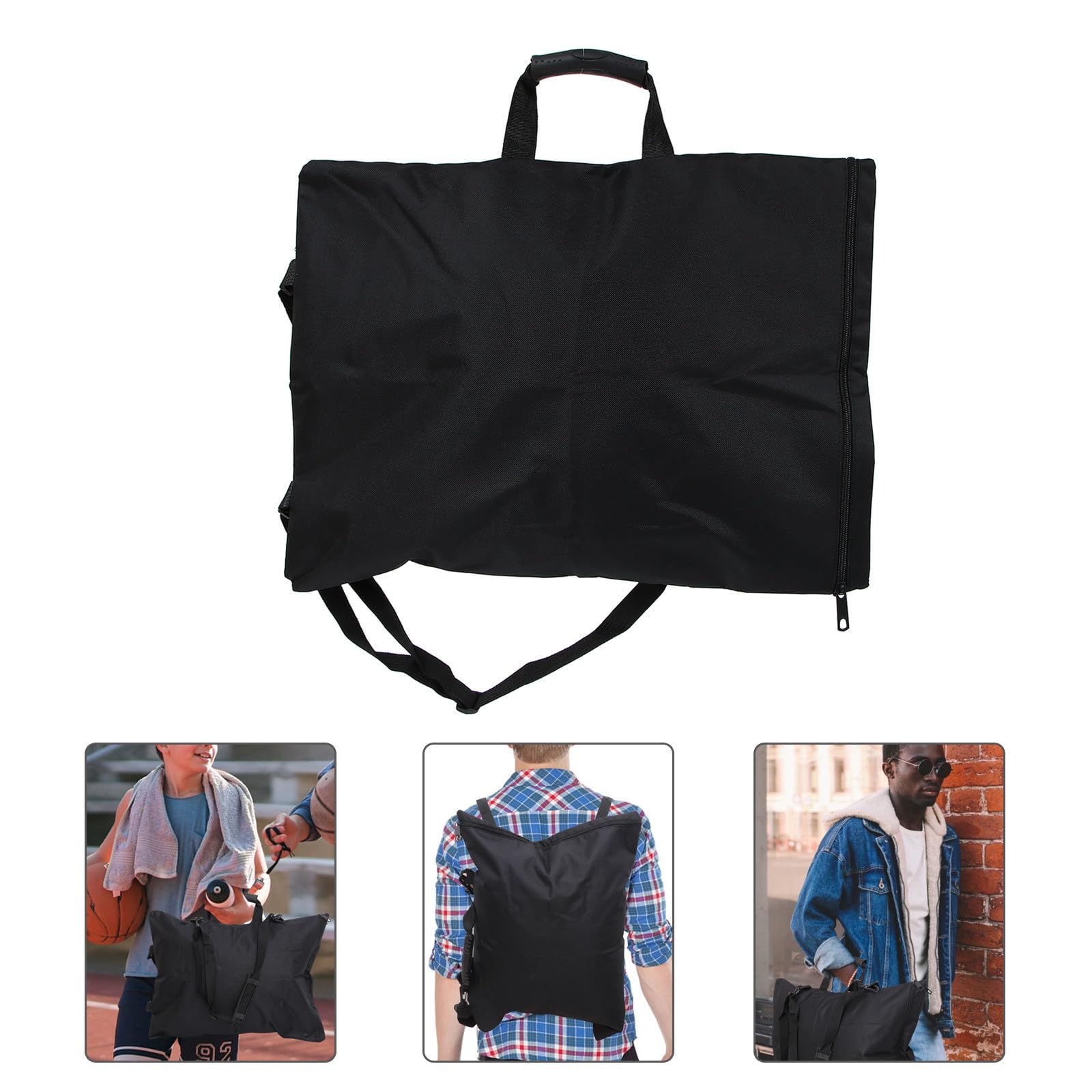 BESTOYARD Borsa per Disegno Artistico in Tela Nera Manico Tote, Facile da Pulire, Custodia Porta Disegni per Trasporto e Protezione Tavole da Disegno